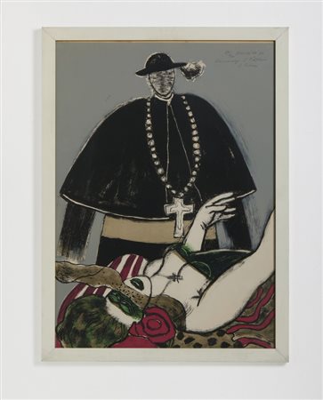 GUILLAUME CORNEILLE (1922 - 2010) - HOMMAGE A FELLINI. IL BIDONE.