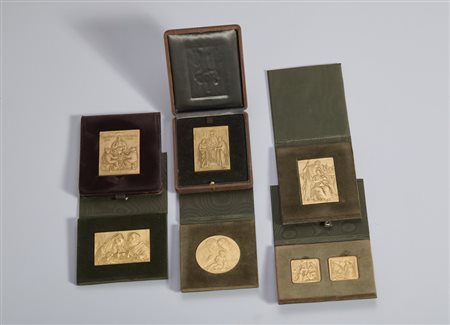 MANFRINI ENRICO (1917 - 2004) - LOTTO COMPOSTO DA N.6 BASSORILIEVI.