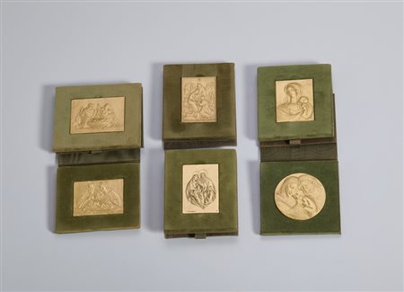 MANFRINI ENRICO (1917 - 2004) - LOTTO COMPOSTO DA N.6 BASSORILIEVI.