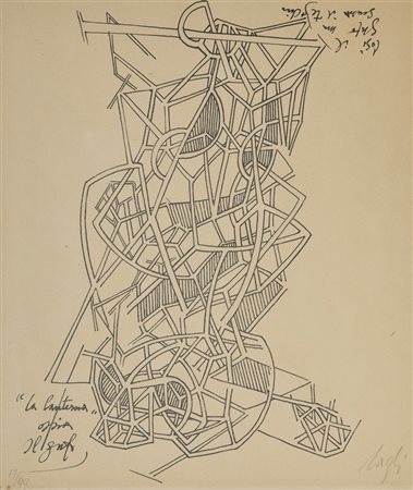 CAGLI CORRADO (1910 - 1976) - LA LANTERNA.