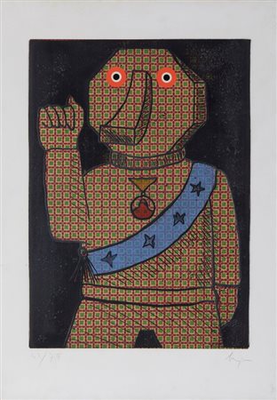 BAJ ENRICO (1924 - 2003) - PICCOLO BLU.