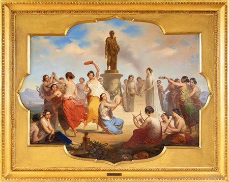 Andrea Marchisio (Torino 1850 - Torino 1927) Vertumno Sacrum - Allegoria...