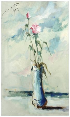 CESARINO MONTI Milano1916 – Brescia1979 Senza titolo 1917 Olio su tela 56 x...