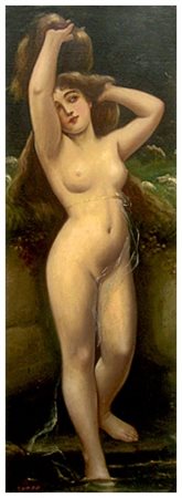 ALBERTO ZARDO Padova 1876 – Firenze 1959 Senza titolo Olio su tela accoppiata...