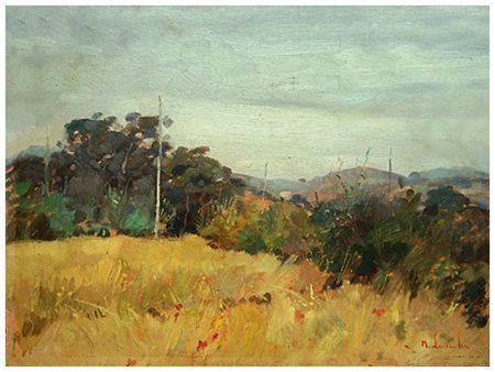 MASANIELLO LUSCHI Livorno 1942 – Livorno 1995 Senza titolo 1967 Olio su...