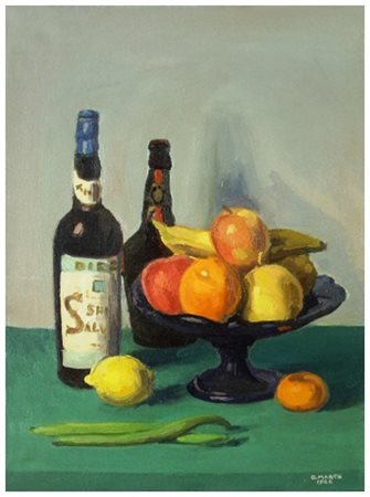 GIOVANNI MARCH Tunisi (Tunisia) 1894 – Livorno 1974 Senza titolo 1966 Olio su...