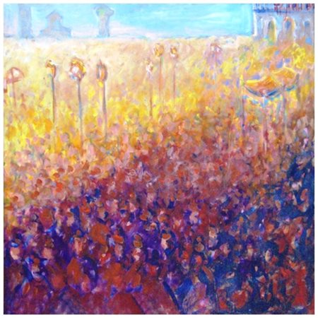 ANNIBALE PISTELLI Lucca 1915 – Lucca 1989 Senza titolo 1981 Olio su faesite...