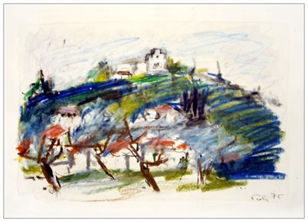 BRUNO PAOLI Firenze 1915 – Firenze 2005 Senza titolo 1975 T.m. su cartoncino...