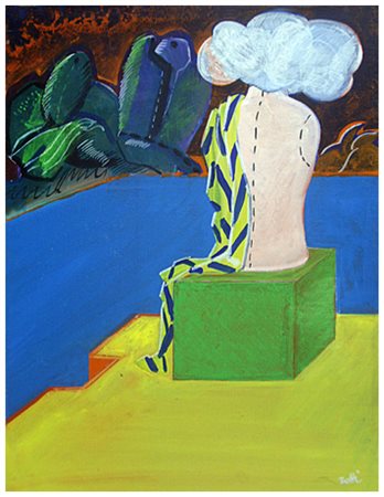 CARMELO ZOTTI Trieste 1933 – Treviso 2007 Senza titolo Olio su tela 49,5 x...