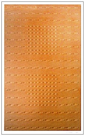 ENRICO CASTELLANI Castelmassa 1930 Senza titolo 1965 Acrilico su carta...