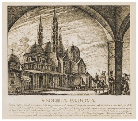 Bepi Zaccaria (XX secolo)
Vecchia Padova. Basilica di Sant'Antonio