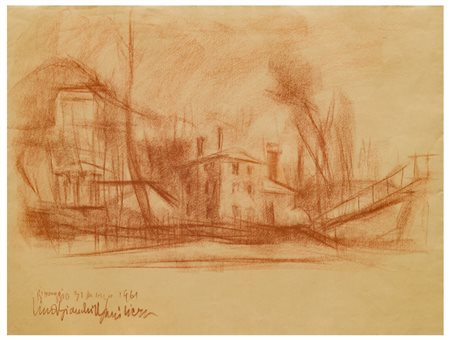 Lino Bianchi Barriviera (1906 - 1985)
Rioveggio, 1961