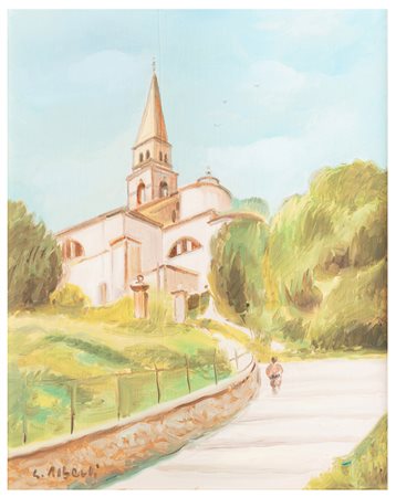 Gino Alberti (1921 - 1990)
Paesaggio di S. Maria in Colle a Montebelluna, 1987