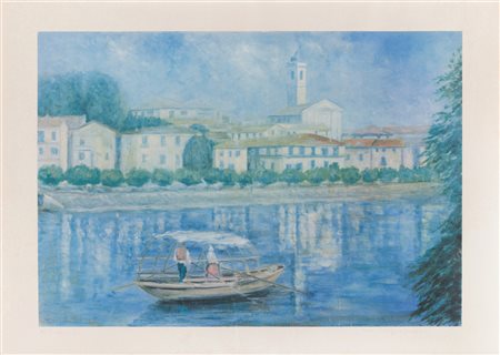 Giuseppe Racchelli (1916 - 1993)
Feriolo. Il villaggio di pescatori, 1975 circa