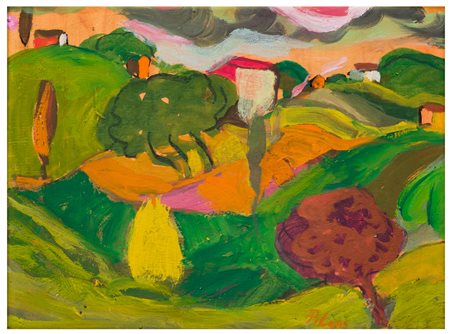 Roberto Poloni (1938)
Grano maturo sul Montello, 1991