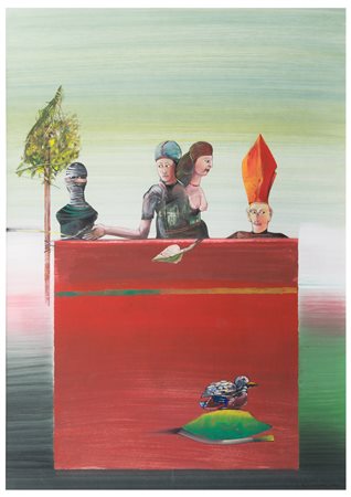 Luigi Rincicotti (1941 - 2024)
Cardinale con bastone, 1984