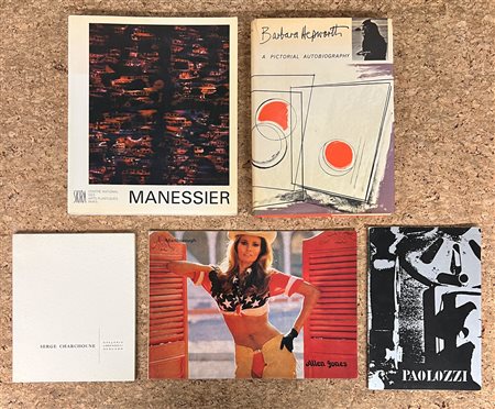 ARTE INGLESE E FRANCESE DEL DOPOGUERRA - Lotto unico di 5 cataloghi