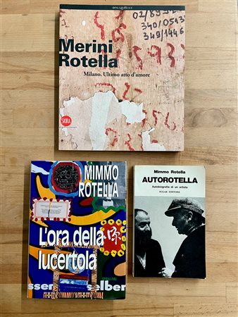 MIMMO ROTELLA - Lotto unico di 3 cataloghi