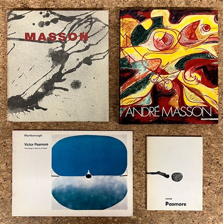 ANDRÉ MASSON E VICTOR PASMORE - Lotto unico di 4 cataloghi