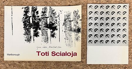 PAOLO SCHEGGI E TOTI SCIALOJA - Lotto unico di 2 rari cataloghi