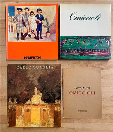 PITTURA FIGURATIVA ITALIANA DEL DOPOGUERRA - Lotto unico di 4 cataloghi