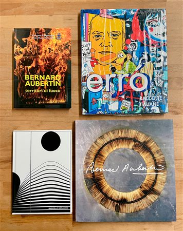 MARCELLO MORANDINI, ERRÓ E BERNARD AUBERTIN - Lotto unico di 5 cataloghi