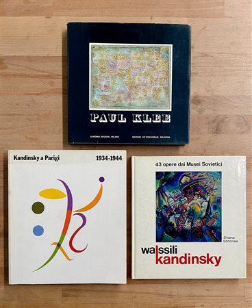 PAUL KLEE E WASSILI KANDINSKY - Lotto unico di 3 cataloghi
