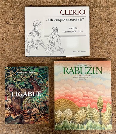PITTURA FIGURATIVA ITALIANA DEL '900 - Lotto unico di 3 cataloghi
