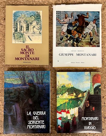 GIUSEPPE MONTANARI - Lotto unico di 4 cataloghi