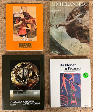 GRANDI MAESTRI DELLA STORIA DELL'ARTE - Lotto unico di 4 cataloghi