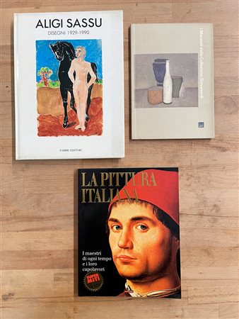 ALIGI SASSU E GIORGIO MORANDI - Lotto unico di 3 cataloghi