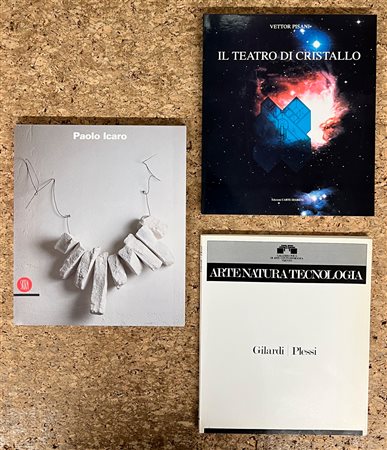 PAOLO ICARO, VETTOR PISANI E PIERO GILARDI / FABRIZIO PLESSI - Lotto unico di 3 cataloghi