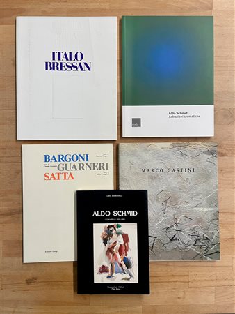 MARCO GASTINI, ALDO SCHMID E ITALO BRESSAN - Lotto unico di 5 cataloghi