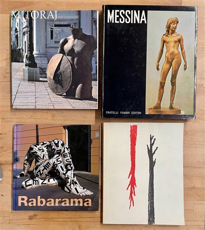 SCULTURA ITALIANA DEL DOPOGUERRA - Lotto unico di 4 cataloghi