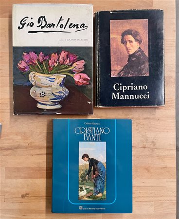 GIOVANNI BARTOLENA, CRISTIANO BANTI E CIPRIANO MANNUCCI - Lotto unico di 3 cataloghi