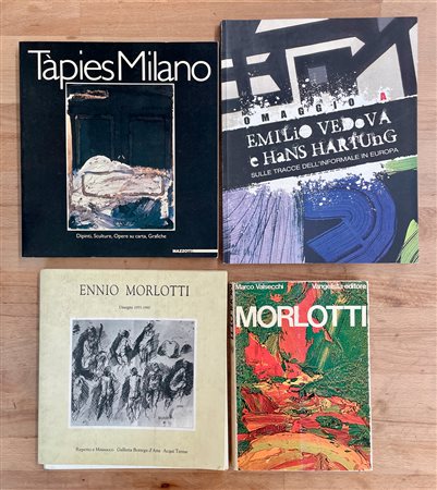 ARTE INFORMALE DEL DOPOGUERRA - Lotto unico di 4 cataloghi
