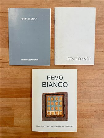 REMO BIANCO - Lotto unico di 2 cataloghi e un pieghevole