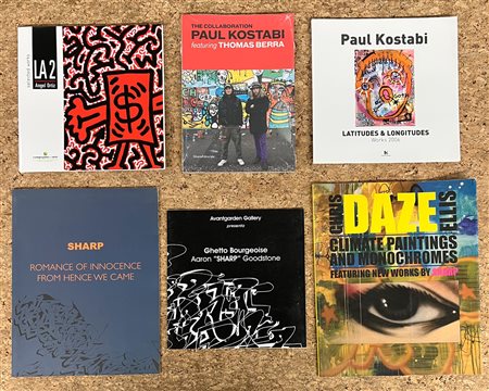 STREET E POP ART CONTEMPORANEA - Lotto unico di 6 cataloghi