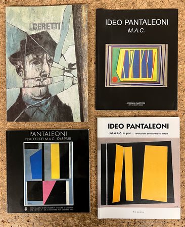 IDEO PANTALEONI E MINO CERETTI - Lotto unico di 4 cataloghi