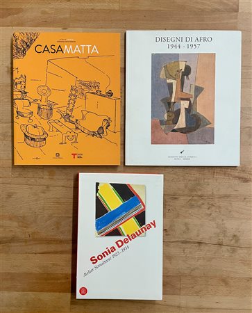 SEBASTIAN MATTA, AFRO E SONIA DELAUNAY - Lotto unico di 3 cataloghi