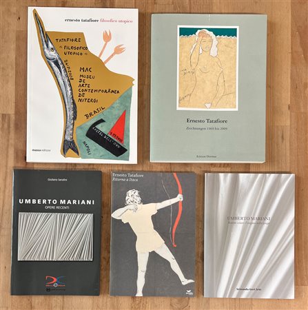 ERNESTO TATAFIORE E UMBERTO MARIANI - Lotto unico di 5 cataloghi