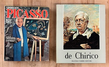 GIORGIO DE CHIRICO E PABLO PICASSO - Lotto unico di 2 cataloghi