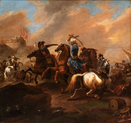 Jan van Huchtenburgh (bottega di)
(Haarlem 1647 - Amsterdam 1733)
