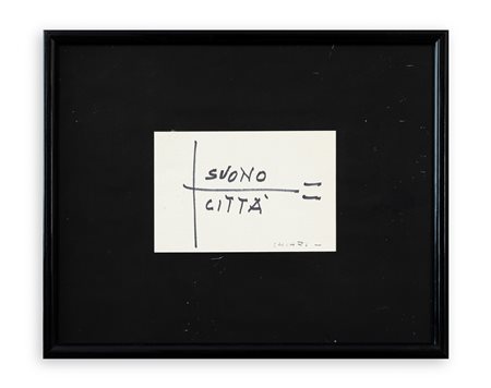 GIUSEPPE CHIARI (1926-2007) - Studio, Suono-Città, 1979