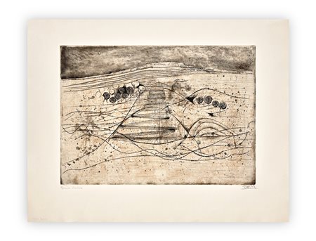 JOHNNY FRIEDLAENDER (1912-1992) - Paysage boise, 1955