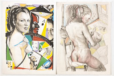 UGO ATTARDI (1923-2006) - Lotto unico composto da 2 opere grafiche