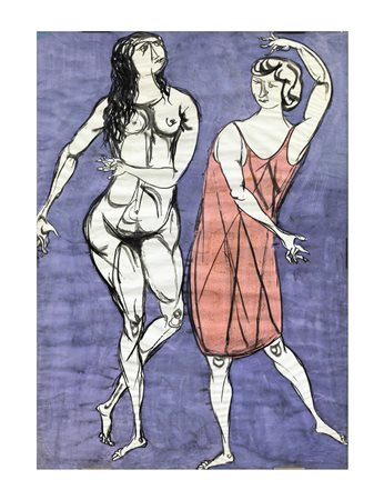 AGENORE FABBRI (1911-1998) - Senza Titolo, 1953