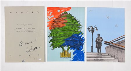 AUTORI VARI (ANTONIO RECALCATI E MARIO ROSSELLO) - Due artisti per Milano. Antonio Recalcati Mario Rossello, 1990