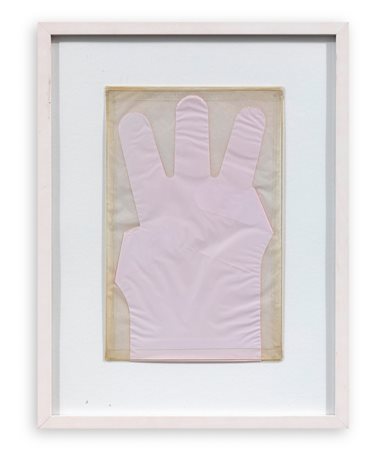 ENRICO BAJ (1924-2003) - Glove glam - S.M.S., 1969