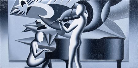 KOSTABI MARK (Los Angeles 1960) "The intuitive moment" 2010 Olio su tela cm....